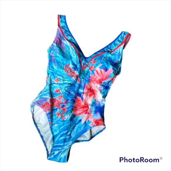 Gottex Other - Vintage Gottex 1 piece bathing suit swimsuit size 10